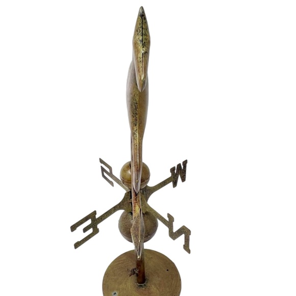 Vintage Rustic Trotting Horse Tabletop Weathervane decorative brown metal - Picture 4 of 14